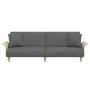 Dark gray fabric sofa bed with armrests by vidaXL, Sofas - Ref: Foro24-351844, Price: 307,64 €, Discount: %