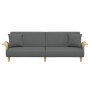 Sofá cama con reposabrazos tela gris oscuro de vidaXL, Sofás - Ref: Foro24-351844, Precio: 283,73 €, Descuento: %