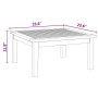 Mesa de Jardín Marrón Madera maciza de Teca