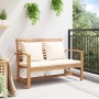 Banco de jardín Natural 110 x 64 x 76.5 cm