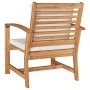Sillas de jardín 2 pcs Natural 60 x 65 x 76.5 cm