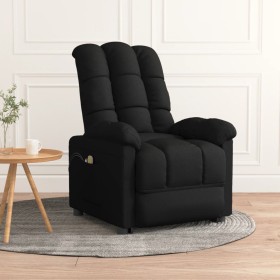 Sillón de masaje elevable tela negro