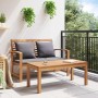 Banco de jardín Natural 110 x 64 x 76.5 cm