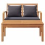 Banco de jardín Natural 110 x 64 x 76.5 cm