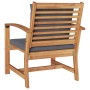 Sillas de jardín 2 pcs Natural 60 x 65 x 76.5 cm