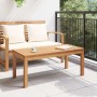 Mesa de Jardín Natural 95 x 45 x 40 cm Madera de teca maciza
