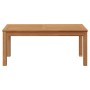 Mesa de Jardín Natural 95 x 45 x 40 cm Madera de teca maciza