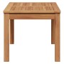 Mesa de Jardín Natural 95 x 45 x 40 cm Madera de teca maciza