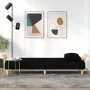 Black fabric sofa bed with armrests by vidaXL, Sofas - Ref: Foro24-351845, Price: 302,94 €, Discount: %