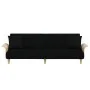Black fabric sofa bed with armrests by vidaXL, Sofas - Ref: Foro24-351845, Price: 302,94 €, Discount: %