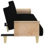 Black fabric sofa bed with armrests by vidaXL, Sofas - Ref: Foro24-351845, Price: 302,94 €, Discount: %