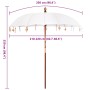 Parasol Balinés Crema (210-220) x 260 cm