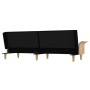 Black fabric sofa bed with armrests by vidaXL, Sofas - Ref: Foro24-351845, Price: 251,08 €, Discount: %