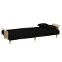 Black fabric sofa bed with armrests by vidaXL, Sofas - Ref: Foro24-351845, Price: 302,94 €, Discount: %