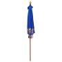 Parasol Balinés Azul (210-220) x 260 cm Algodón y madera maciza