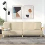 Sofa bed with armrests in cream fabric by vidaXL, Sofas - Ref: Foro24-351846, Price: 260,62 €, Discount: %