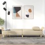 Sofa bed with armrests in cream fabric by vidaXL, Sofas - Ref: Foro24-351846, Price: 264,37 €, Discount: %
