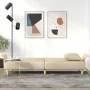 Sofa bed with armrests in cream fabric by vidaXL, Sofas - Ref: Foro24-351846, Price: 260,62 €, Discount: %