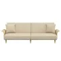 Sofá cama con reposabrazos tela color crema de vidaXL, Sofás - Ref: Foro24-351846, Precio: 260,60 €, Descuento: %