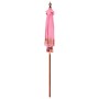 Parasol Balinés Rosa (180-190) x 260 cm Algodón y madera maciza
