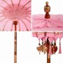 Parasol Balinés Rosa (180-190) x 260 cm Algodón y madera maciza