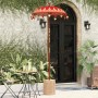 Parasol Balinés Rojo (90-100) x 260 cm Algodón y madera maciza