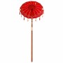 Parasol Balinés Rojo (90-100) x 260 cm Algodón y madera maciza