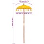 Parasol Balinés Amarillo (90-100) x 260 cm