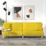 Sofa bed with armrests light yellow fabric by vidaXL, Sofas - Ref: Foro24-351847, Price: 265,03 €, Discount: %