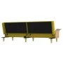 Sofa bed with armrests light yellow fabric by vidaXL, Sofas - Ref: Foro24-351847, Price: 265,03 €, Discount: %