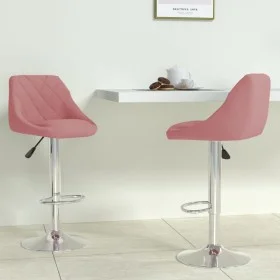 Küchenhocker aus rosa Samt, 2 Einheiten von vidaXL, Küchenhocker - Ref: Foro24-335310, Preis: 141,28 €, Rabatt: %