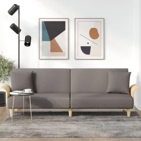 Sofa bed with armrests taupe gray fabric by vidaXL, Sofas - Ref: Foro24-351848, Price: 302,94 €, Discount: %
