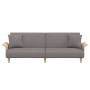 Sofa bed with armrests taupe gray fabric by vidaXL, Sofas - Ref: Foro24-351848, Price: 290,51 €, Discount: %