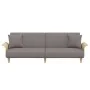 Sofa bed with armrests taupe gray fabric by vidaXL, Sofas - Ref: Foro24-351848, Price: 302,94 €, Discount: %