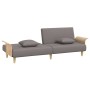Sofa bed with armrests taupe gray fabric by vidaXL, Sofas - Ref: Foro24-351848, Price: 290,51 €, Discount: %