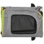 Remolque de bicicleta mascotas hierro tela Oxford verde gris de vidaXL, Cochecitos para mascotas - Ref: Foro24-93843, Precio:...