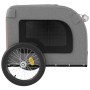 Haustier-Fahrradanhänger, Eisen-Oxford-Stoff, Rot, Grau von vidaXL, Kinderwagen für Haustiere - Ref: Foro24-93838, Preis: 100...