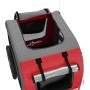 Haustier-Fahrradanhänger, Eisen-Oxford-Stoff, Rot, Grau von vidaXL, Kinderwagen für Haustiere - Ref: Foro24-93838, Preis: 100...