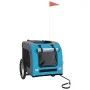 Haustier-Fahrradanhänger, Eisen-Oxford-Stoff, Blaugrau von vidaXL, Kinderwagen für Haustiere - Ref: Foro24-93841, Preis: 108,...