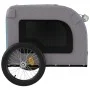 Haustier-Fahrradanhänger, Eisen-Oxford-Stoff, Blaugrau von vidaXL, Kinderwagen für Haustiere - Ref: Foro24-93841, Preis: 108,...