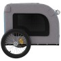 Pet Bicycle Trailer Iron Oxford Cloth Blue Gray by vidaXL, pet strollers - Ref: Foro24-93841, Price: 102,11 €, Discount: %