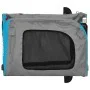 Haustier-Fahrradanhänger, Eisen-Oxford-Stoff, Blaugrau von vidaXL, Kinderwagen für Haustiere - Ref: Foro24-93841, Preis: 108,...