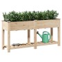 Maceta para Jardín con estante Beige 161 x 43 x 76.5 cm en Maceteros y jardineras | Comprar online en Foro24