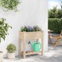 Maceta para Jardín con estante Beige 71 x 37 x 76.5 cm en Maceteros y jardineras | Comprar online en Foro24