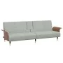 Light gray velvet sofa bed with cup holder by vidaXL, Sofas - Ref: Foro24-351850, Price: 317,52 €, Discount: %