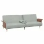 Light gray velvet sofa bed with cup holder by vidaXL, Sofas - Ref: Foro24-351850, Price: 317,52 €, Discount: %