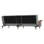 Light gray velvet sofa bed with cup holder by vidaXL, Sofas - Ref: Foro24-351850, Price: 317,52 €, Discount: %