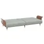 Light gray velvet sofa bed with cup holder by vidaXL, Sofas - Ref: Foro24-351850, Price: 317,52 €, Discount: %