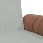 Sofá cama con portavasos terciopelo gris claro de vidaXL, Sofás - Ref: Foro24-351850, Precio: 317,52 €, Descuento: %