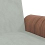 Sofá cama con portavasos terciopelo gris claro de vidaXL, Sofás - Ref: Foro24-351850, Precio: 341,52 €